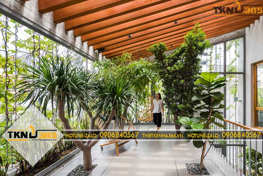 Góc thư giãn nên được tiếp xúc với cây xanh và ánh sáng tự nhiên. Ảnh: Hiroyuki Oki/ VTN Architects
