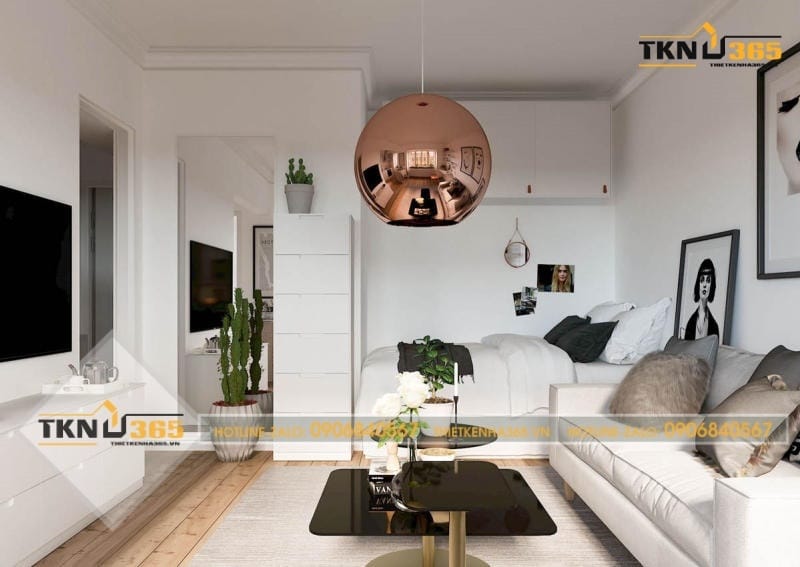 thiết kế nhà diện tích nhỏ 20m2