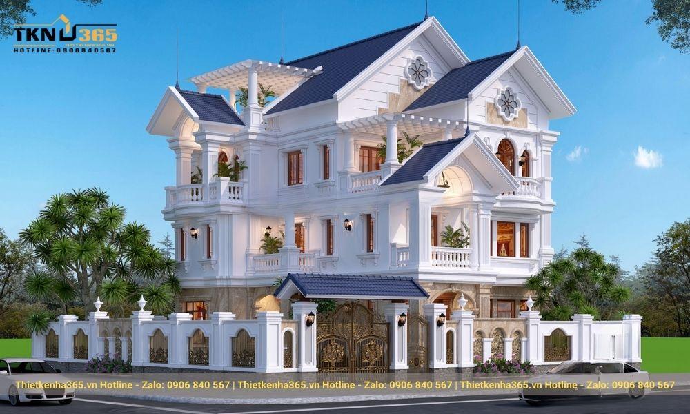 Biệt thự cổ điển 2 mặt tiền