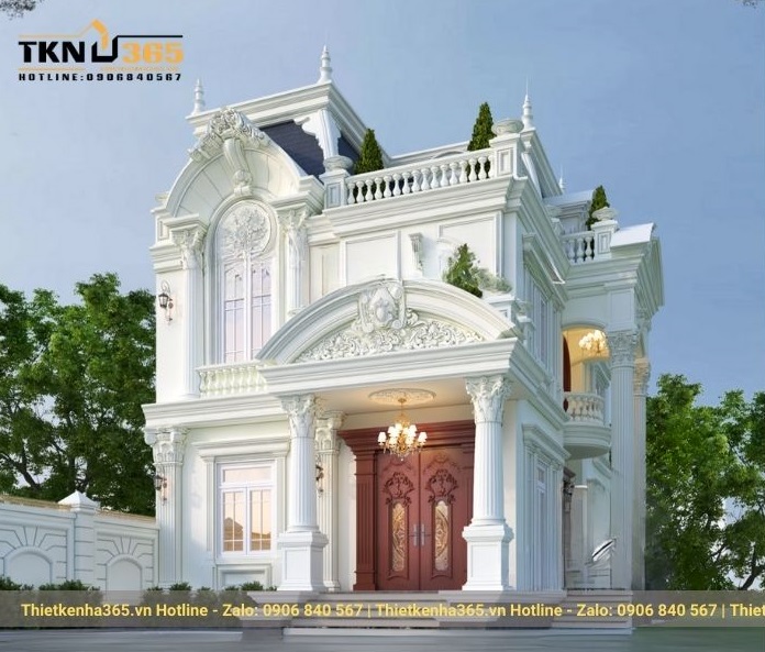 Mẫu biệt thự phố cổ điển