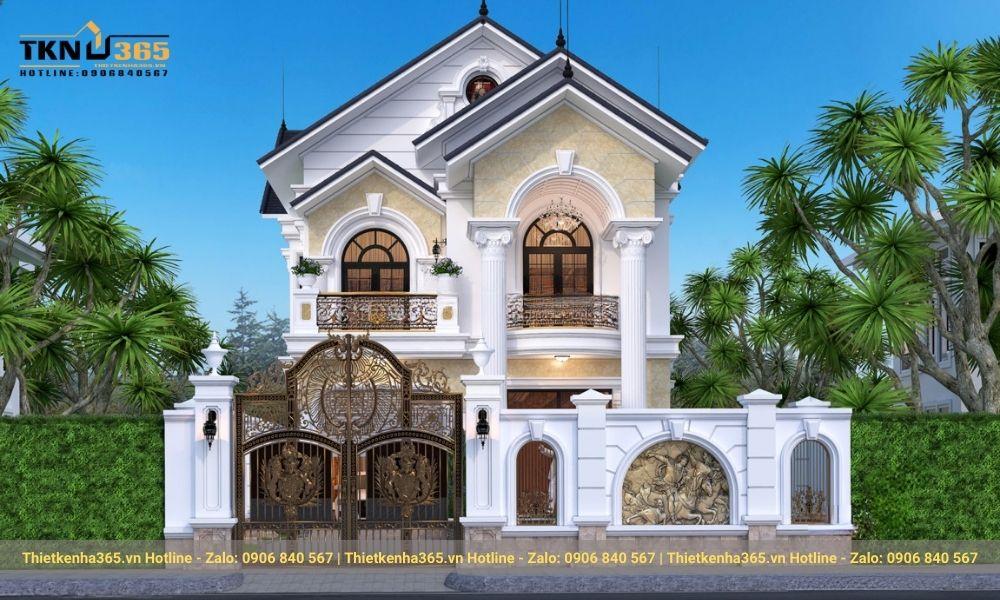 biệt thự cổ điển sân vườn