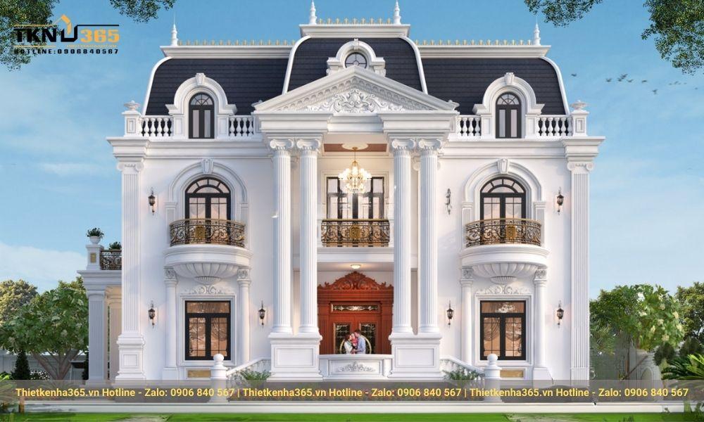 biệt thự cổ điển sân vườn