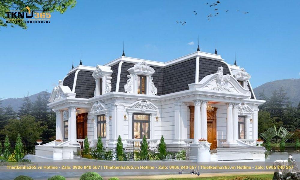 biệt thự cổ điển 1 tầng