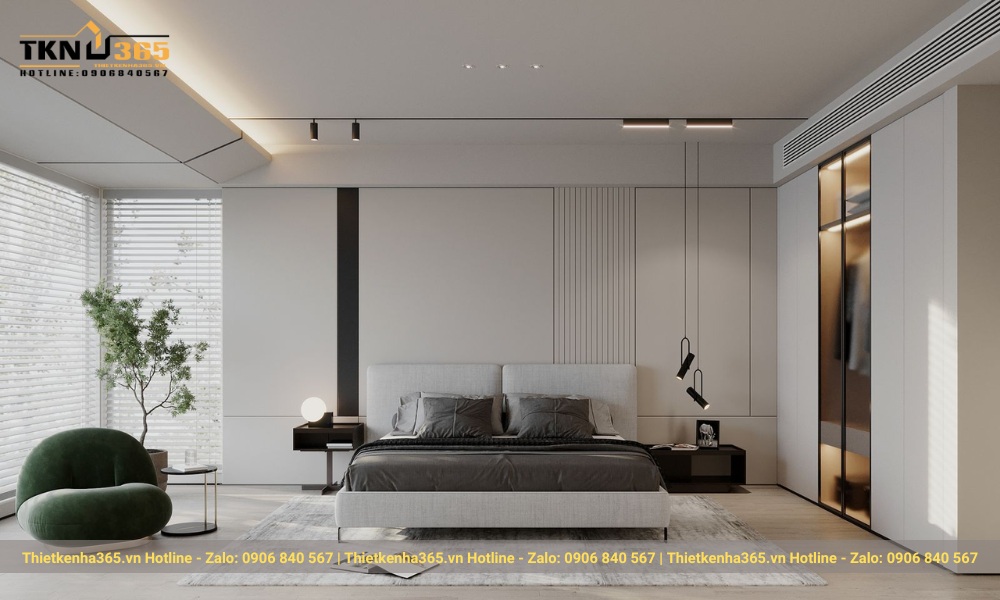 Thiết kế phòng ngủ biệt thự vườn cấp 4 