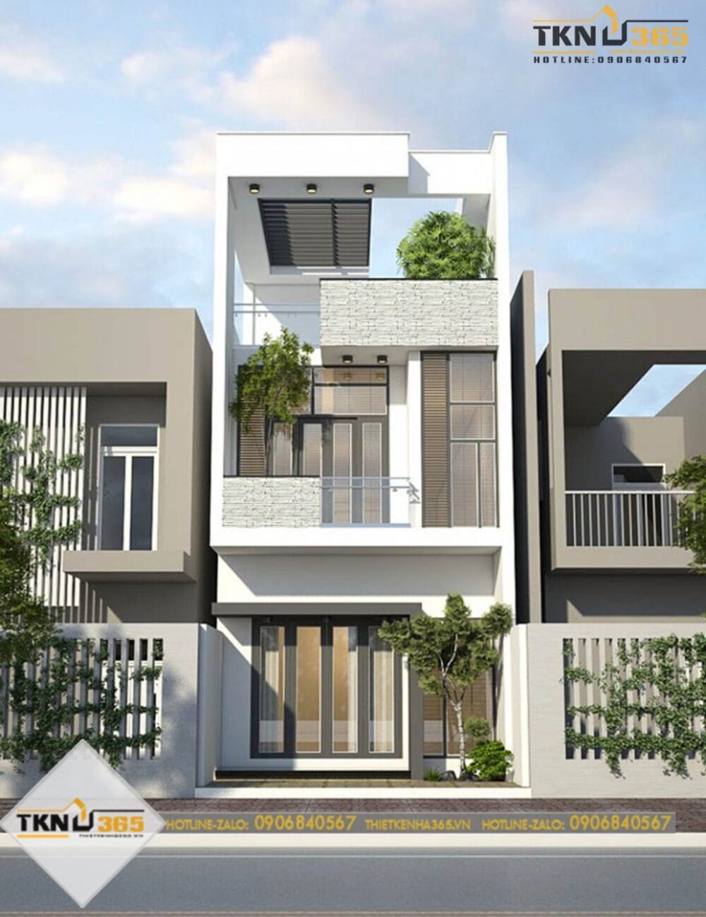 Mẫu thiết kế nhà ống diện tích 6x10m