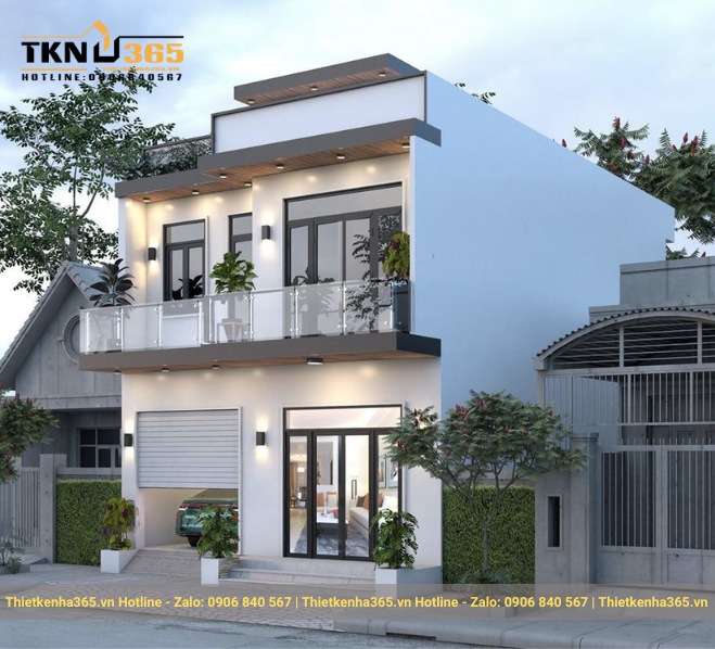 Mẫu nhà 8x10m đơn giản