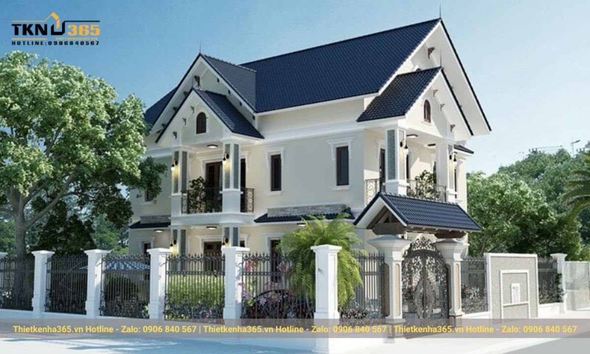 Mẫu thiết kế nhà 2 mặt tiền kinh doanh đẹp