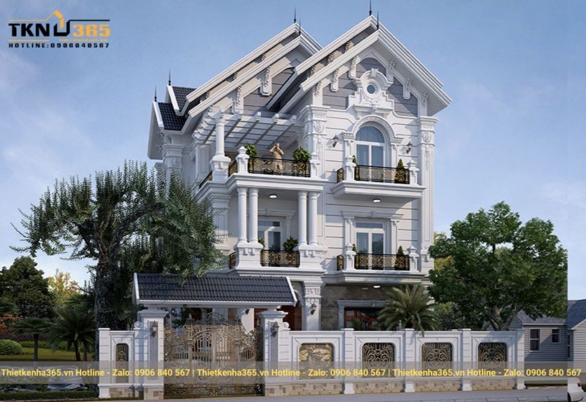 Mẫu thiết kế nhà 2 mặt tiền kinh doanh đẹp