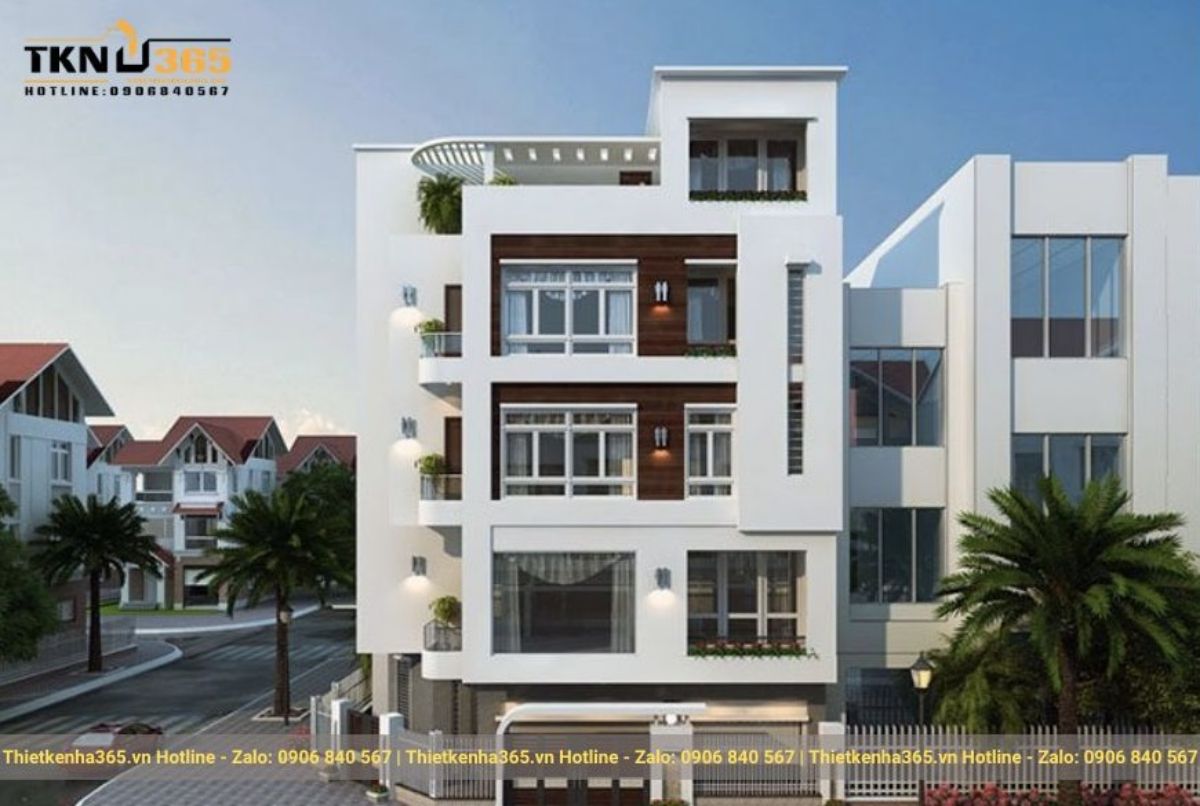 Mẫu thiết kế nhà 2 mặt tiền kinh doanh đẹp