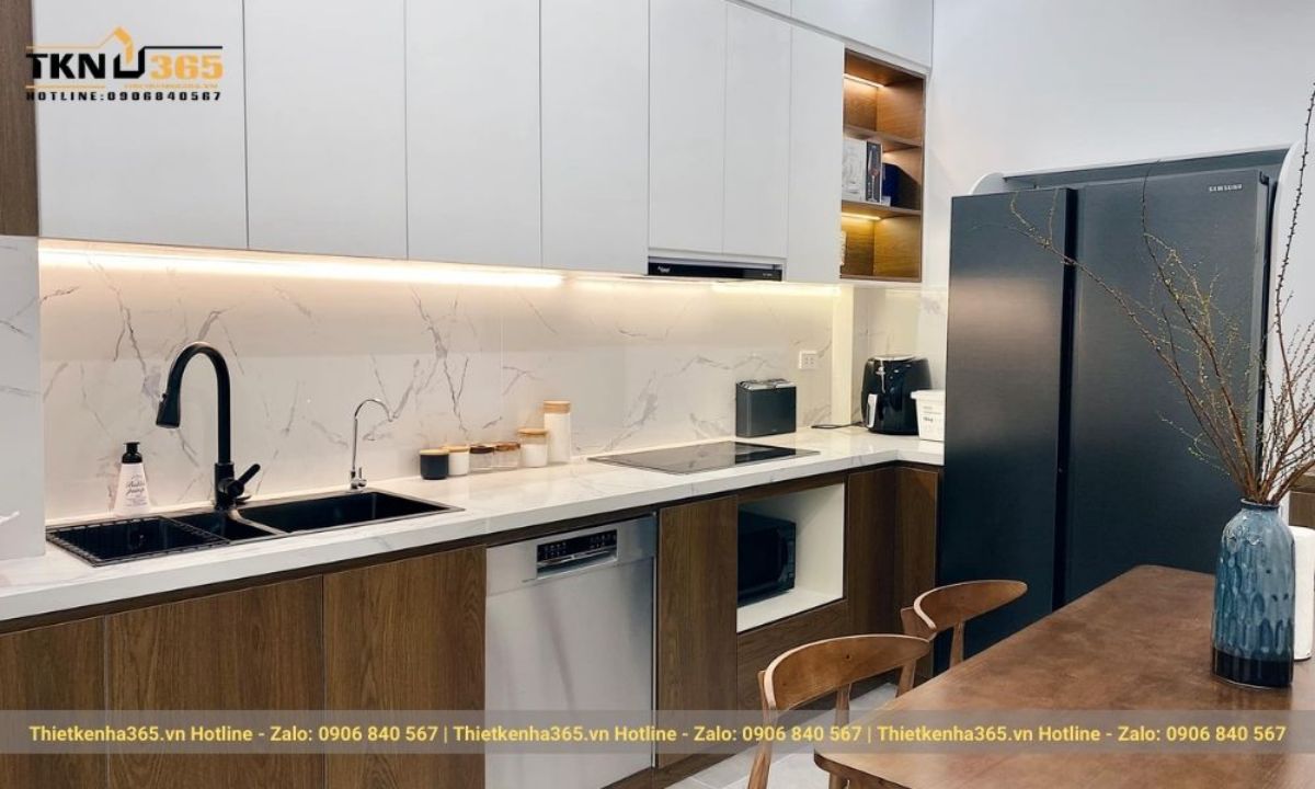 nội thất nhà cấp 4 có gác lửng