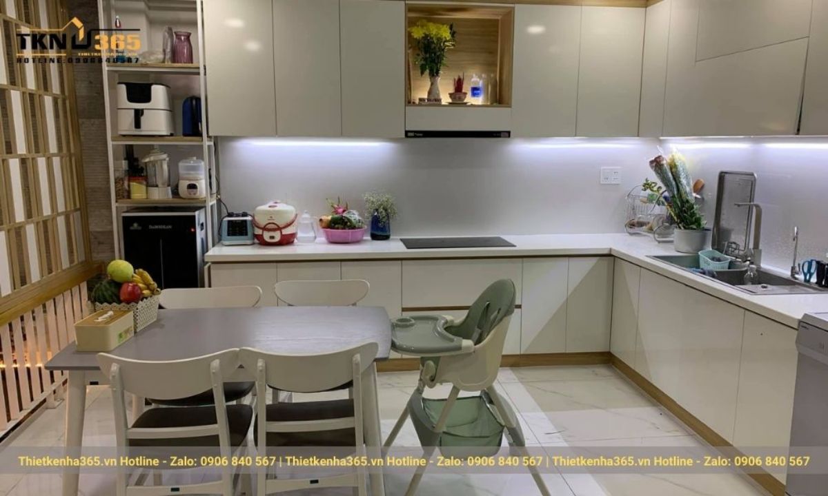 nội thất nhà cấp 4 có gác lửng