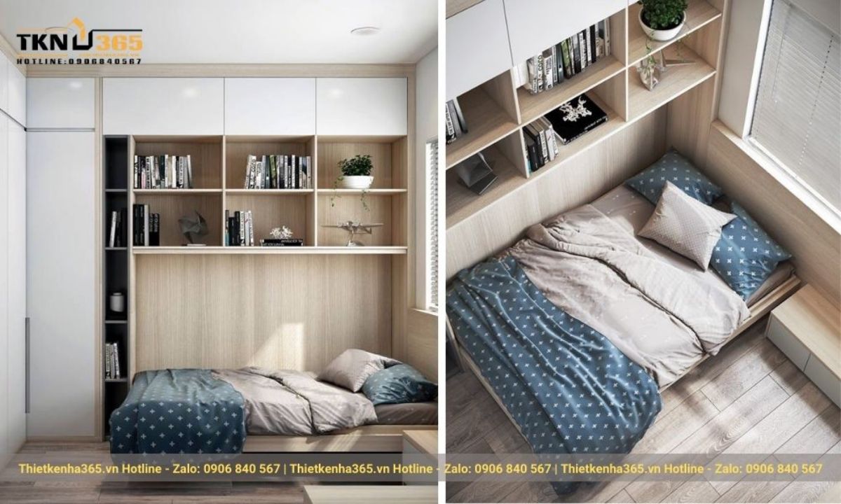 nội thất nhà cấp 4 có gác lửng