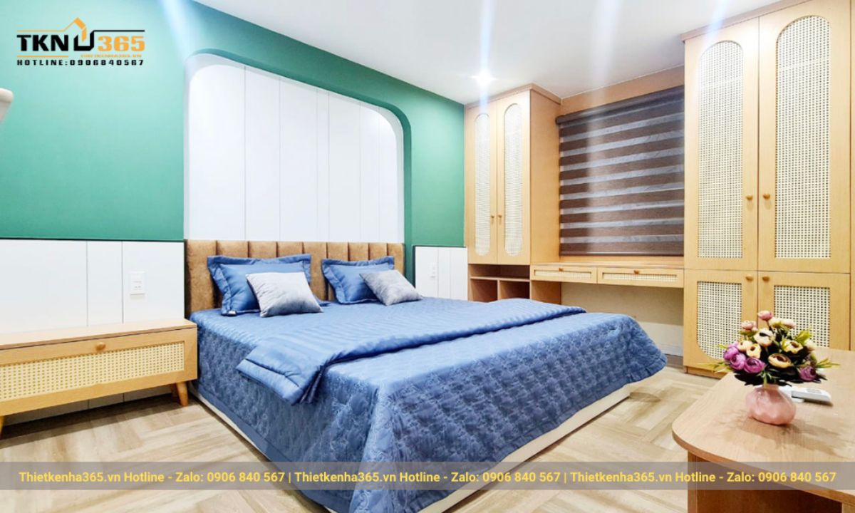 nội thất nhà cấp 4 có gác lửng