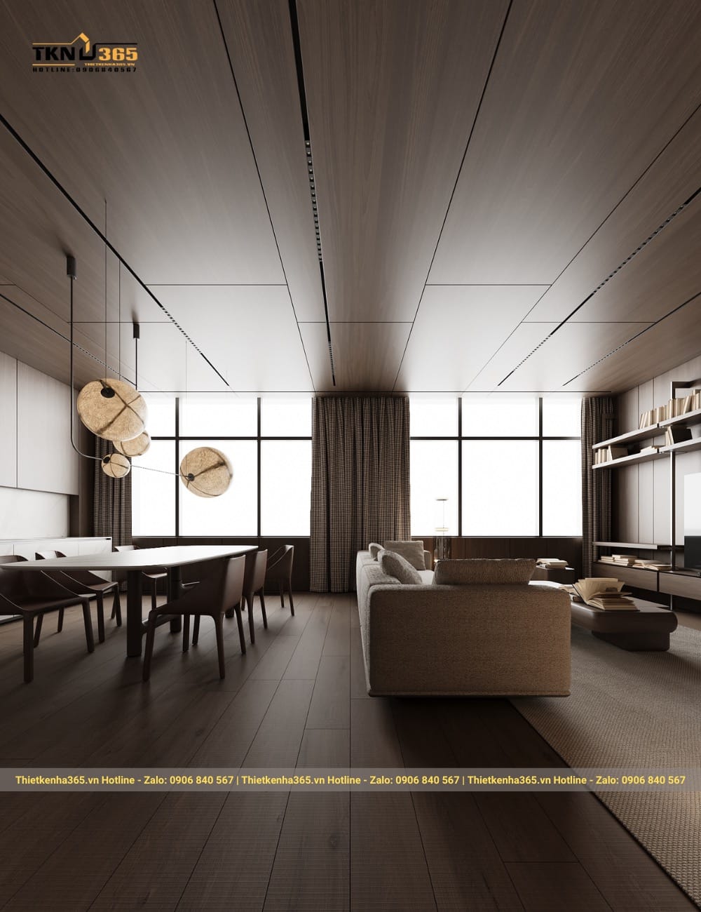 Dự án thiết kế nội thất nổi bật của Công Ty Thiết Kế Nhà 365