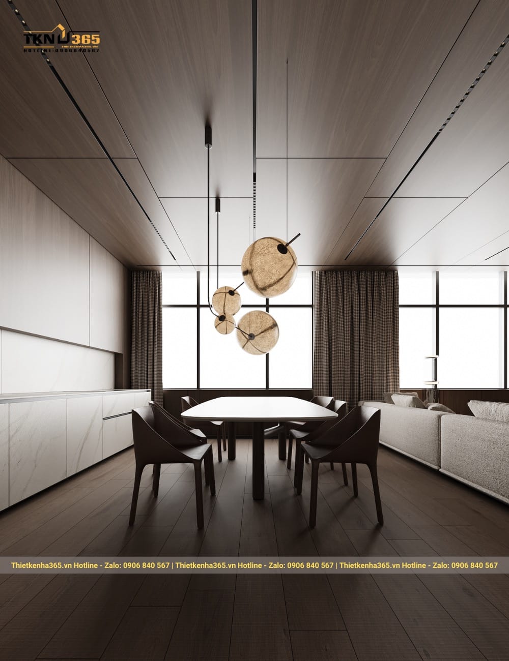 Dự án thiết kế nội thất nổi bật của Công Ty Thiết Kế Nhà 365