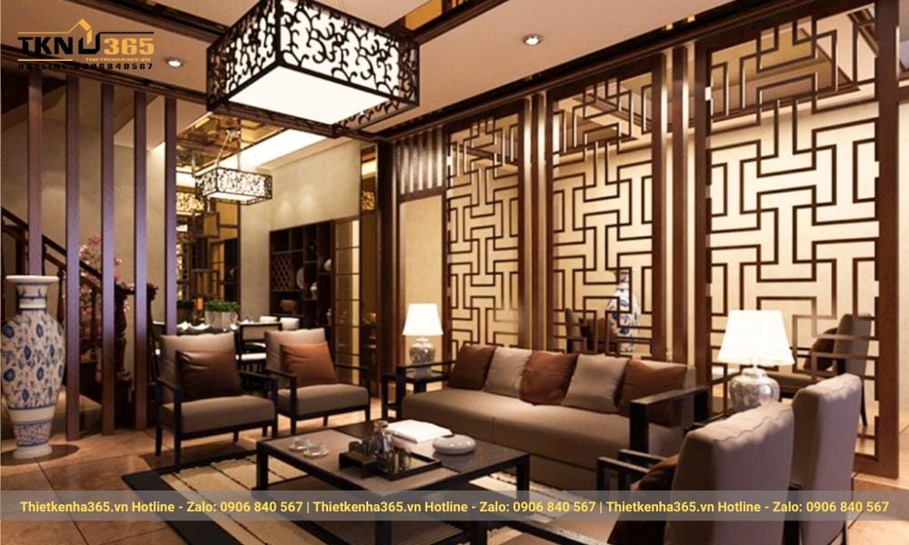 Thiết kế đơn giản và tinh tế của phong cách Á Đông