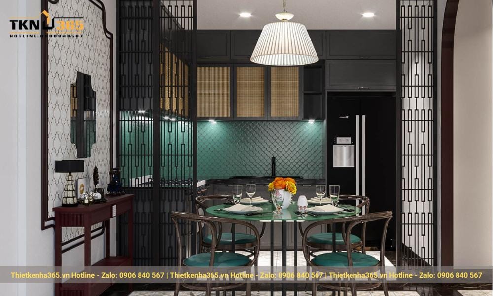 Phòng bếp phong cách Á Đông