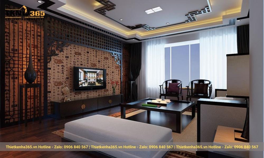 Bày trí nội thất Á Đông