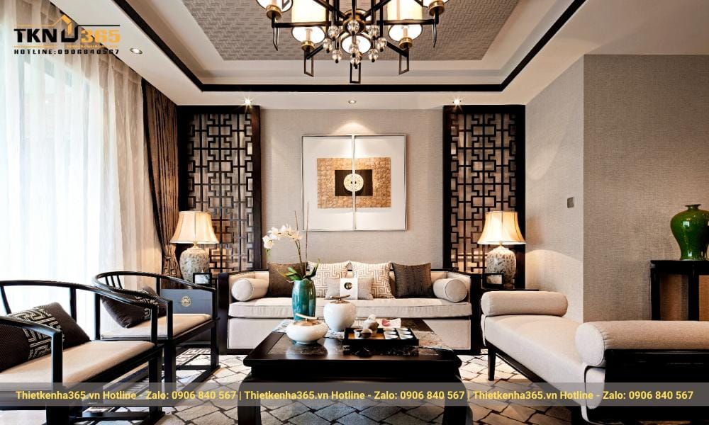 Màu sắc trong thiết kế nội thất phong cách Á Đông