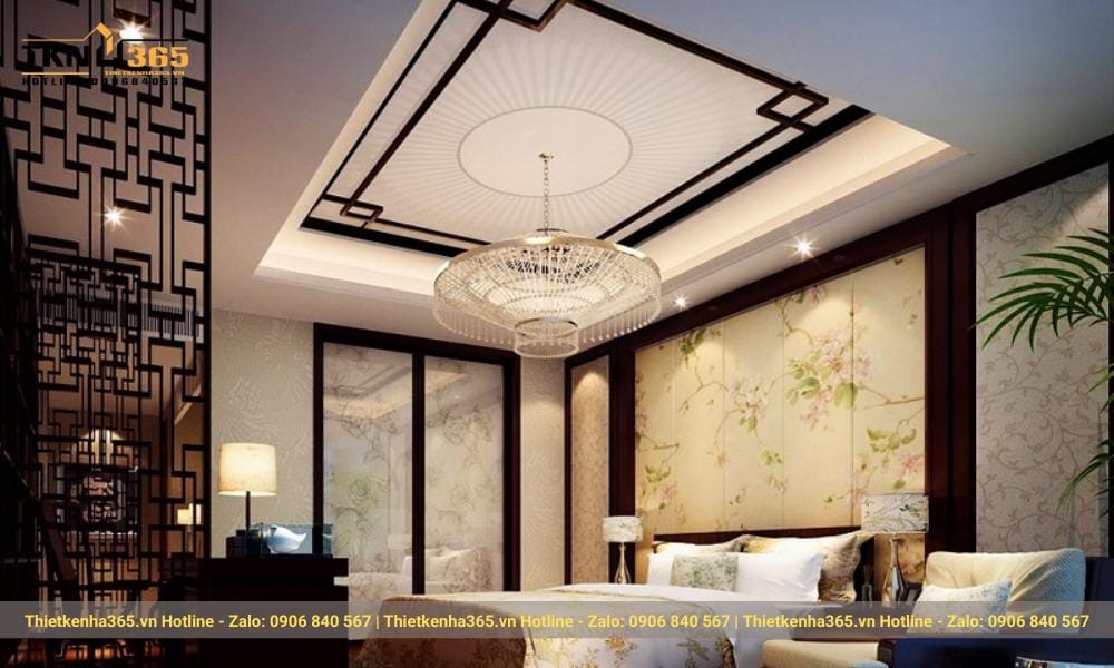 Hoa văn đậm chất phong cách Á Đông Đương Đại