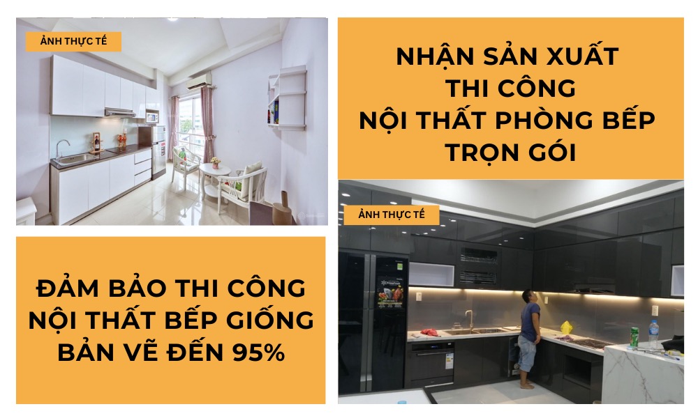 Báo Giá Thi Công Nội Thất Phòng Bếp Chi Tiết Mới Nhất 2024