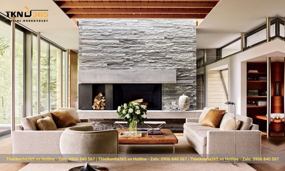 Sử dụng đồ nội thất hiện đại