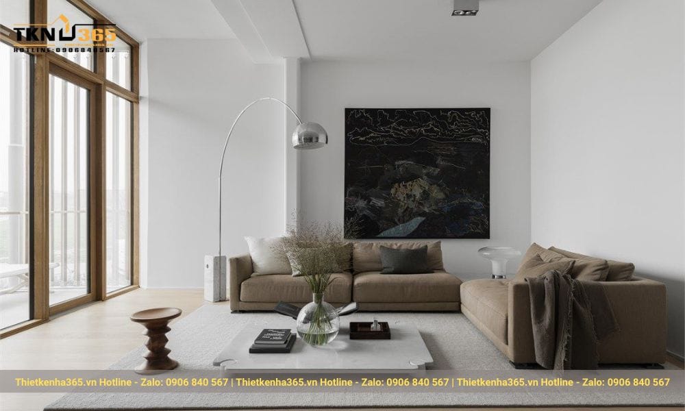 Sử dụng đồ nội thất hiện đại