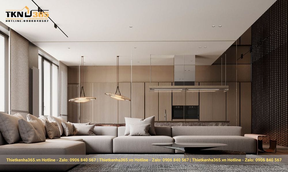 Thiết kế nội thất hiện đại ít sử dụng họa tiết