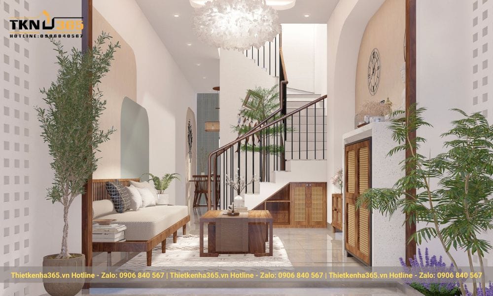 Nội thất nhà hiện đại phong cách mở