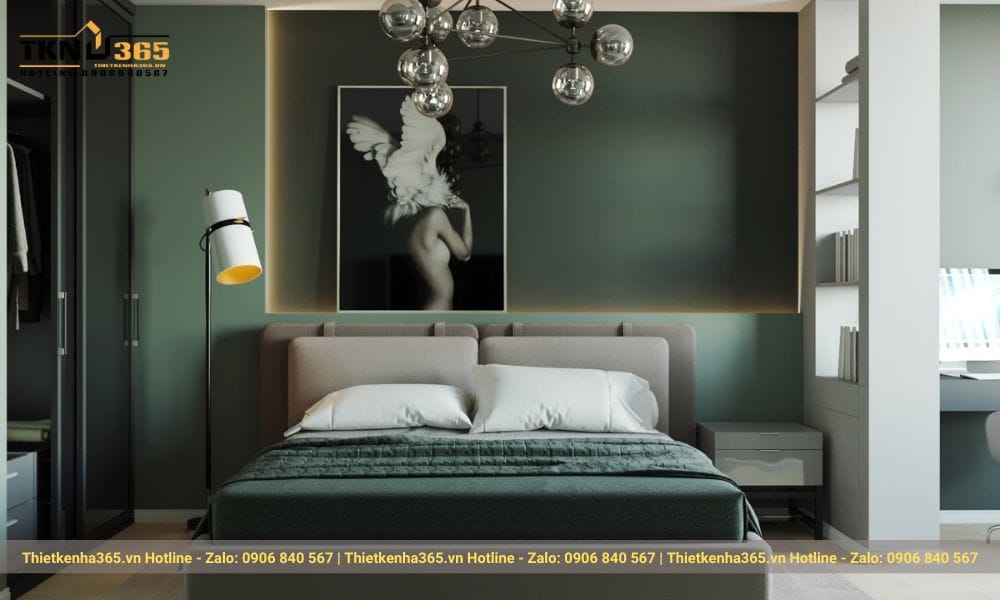 Thiết kế nội thất nhà phố hiện đại ấn tượng cách phối màu độc đáo