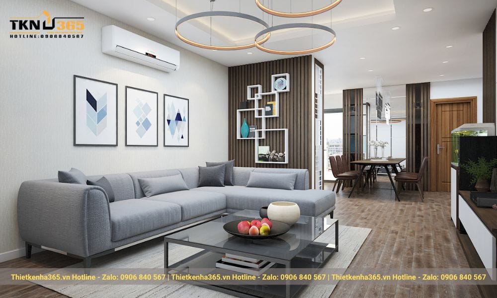 Thiết kế nội thất cho căn hộ hiện đại, cao cấp