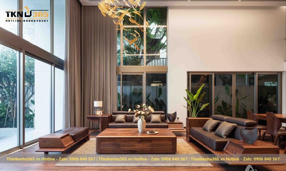 Thiết kế nội thất biệt thự phố hiện đại, tinh tế