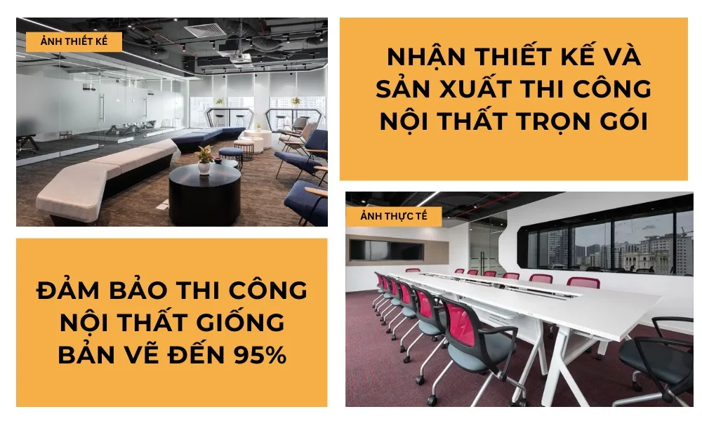 thiết kế nội thất văn phòng
