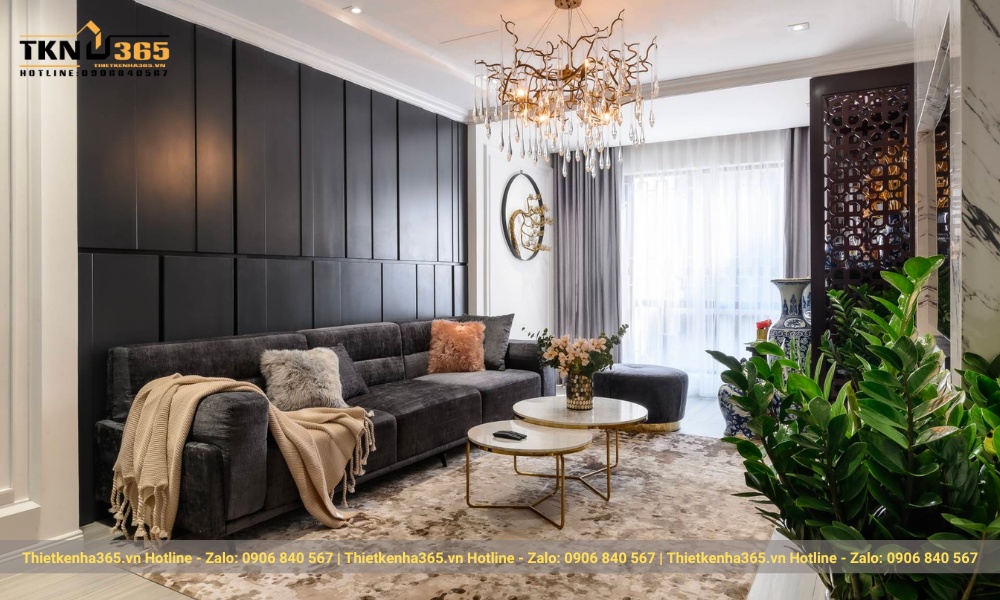 nội thất nhà phố bán cổ điển sang trọng