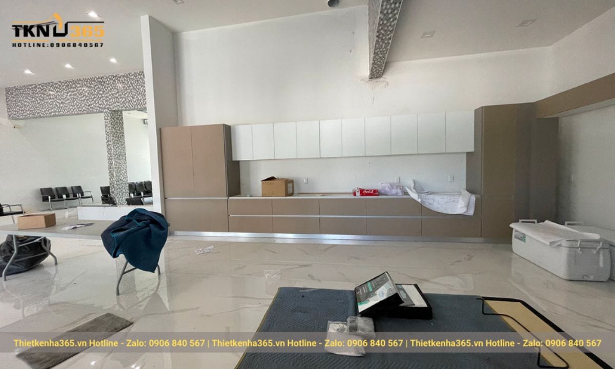 Phòng bếp - phòng ăn phong cách Luxury