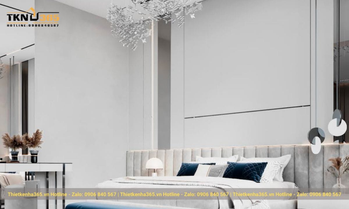 Mẫu 2: Thiết kế nội thất biệt thự phong cách Luxury