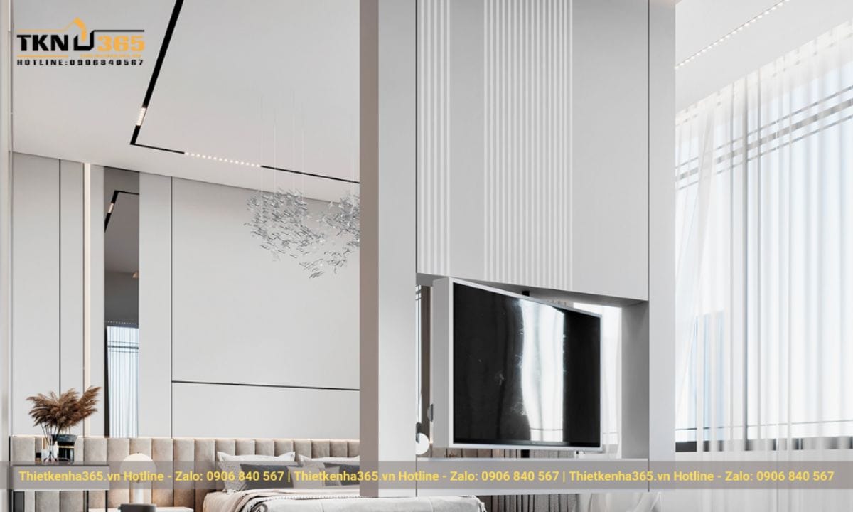 Mẫu 2: Thiết kế nội thất biệt thự phong cách Luxury