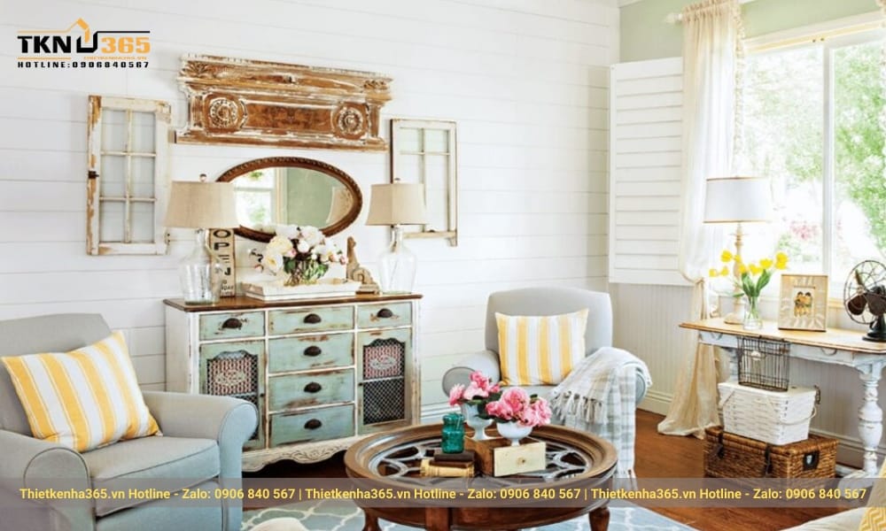 Phong cách nội thất Vintage mang ta về với những ký ức cũ.