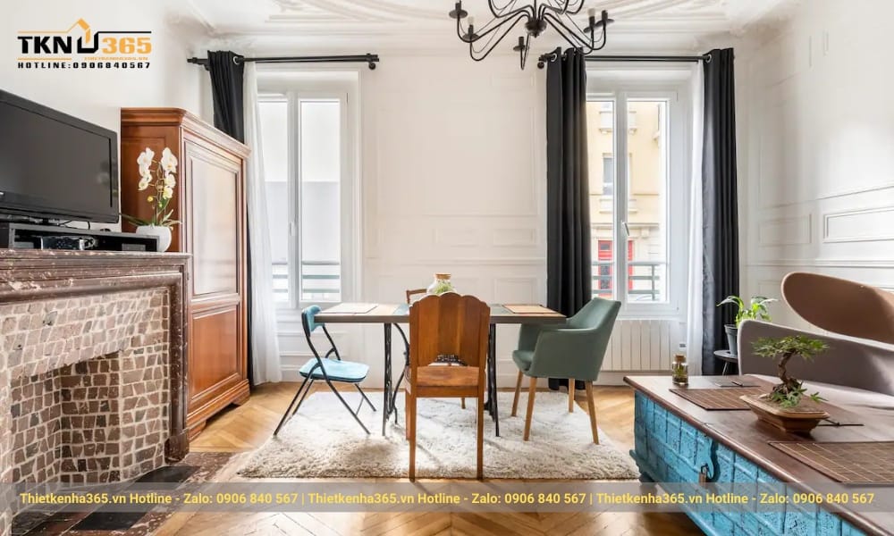Các món đồ nội thất cũ được lựa chọn trang trí để tạo nên phong cách Vintage.