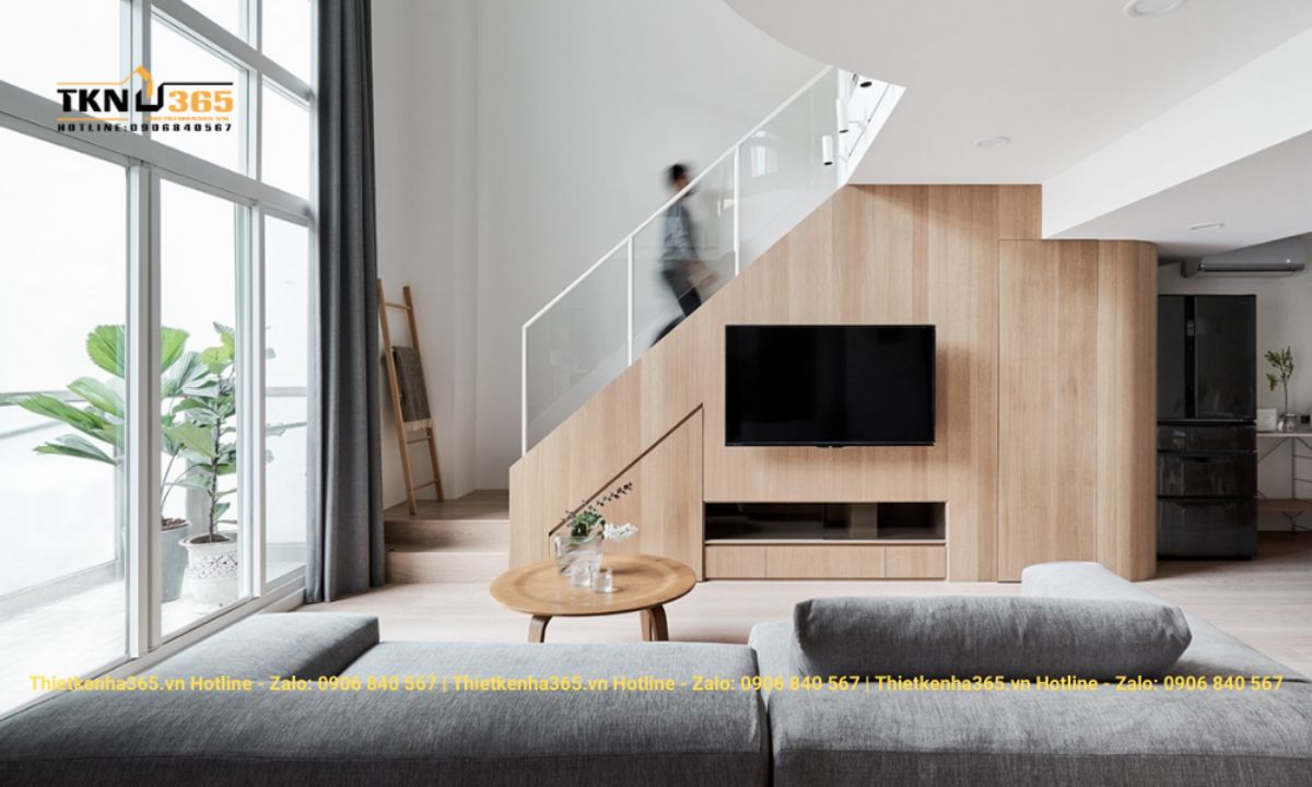 thiet ke noi that gam cau thang 16