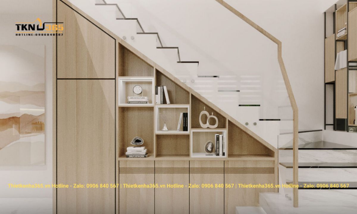 thiet ke noi that gam cau thang 3