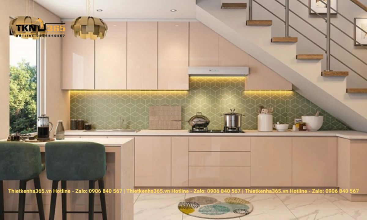 thiet ke noi that gam cau thang 61