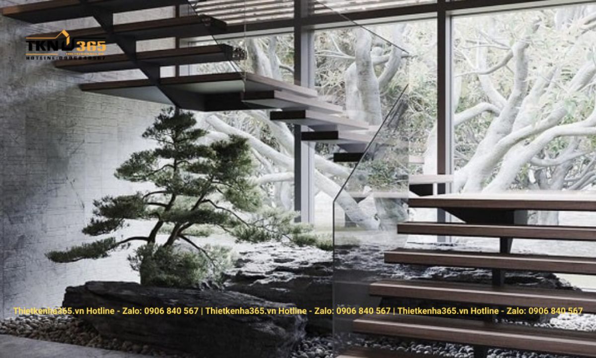 thiet ke noi that gam cau thang 72