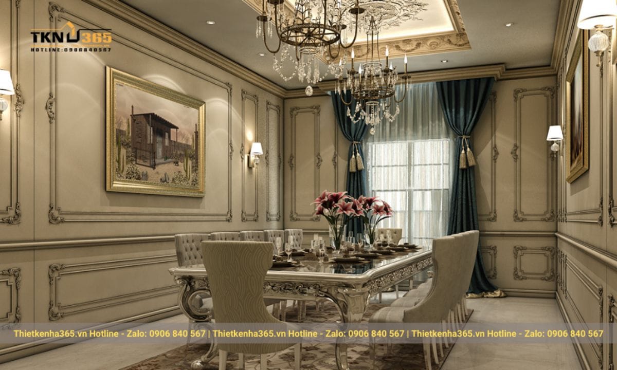 Nội thất phong cách Pháp ưa chuộng bảng màu trung tính