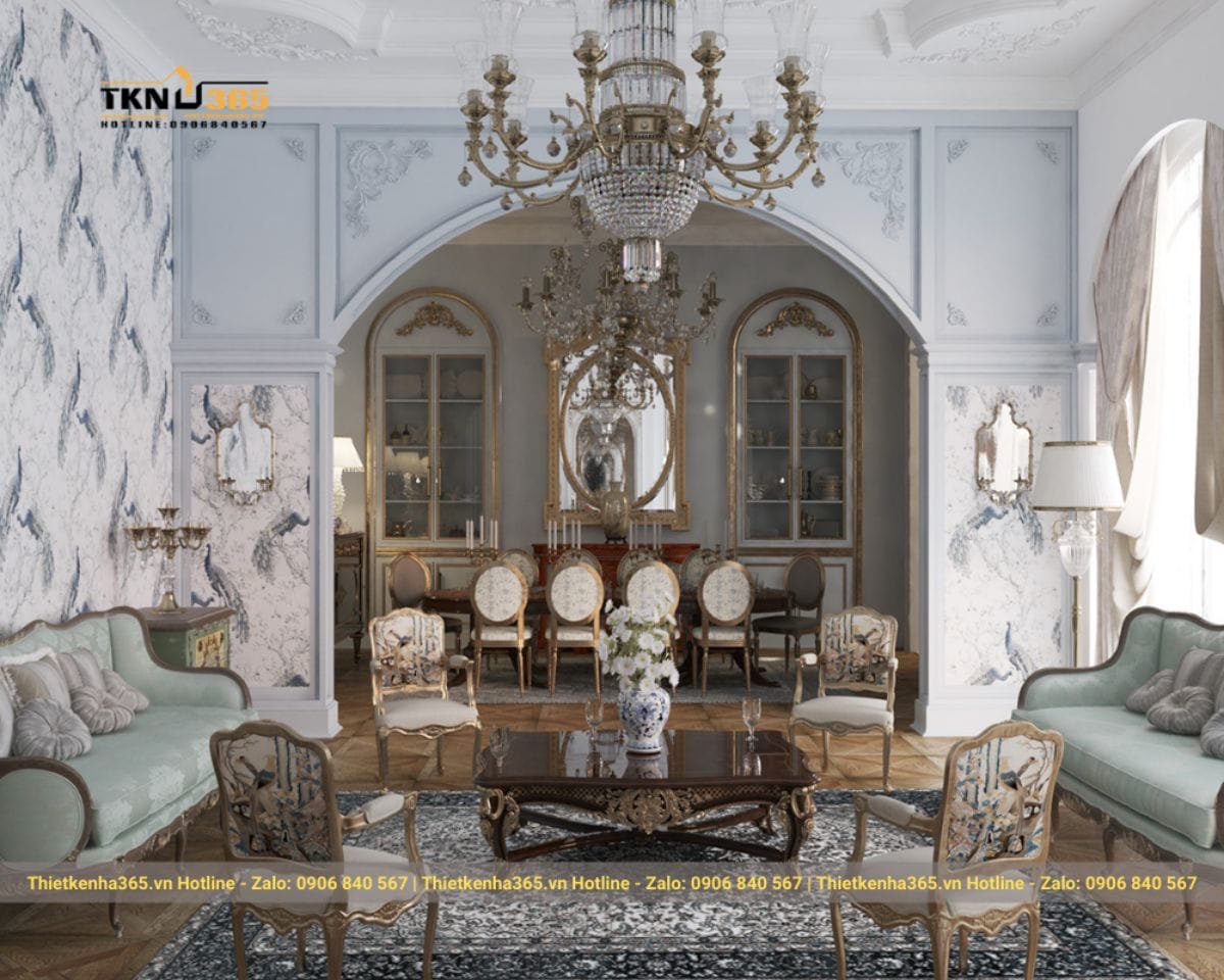 Không gian nội thất Pháp thường ẩn chứa những câu chuyện riêng thú vị