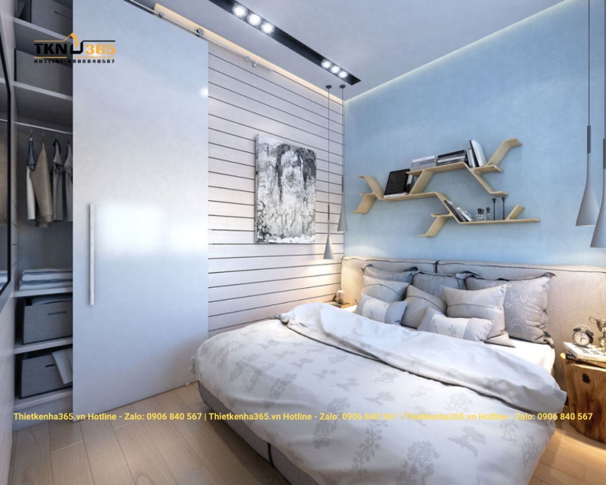 Thiết kế nội thất nhà hẹp 40m2