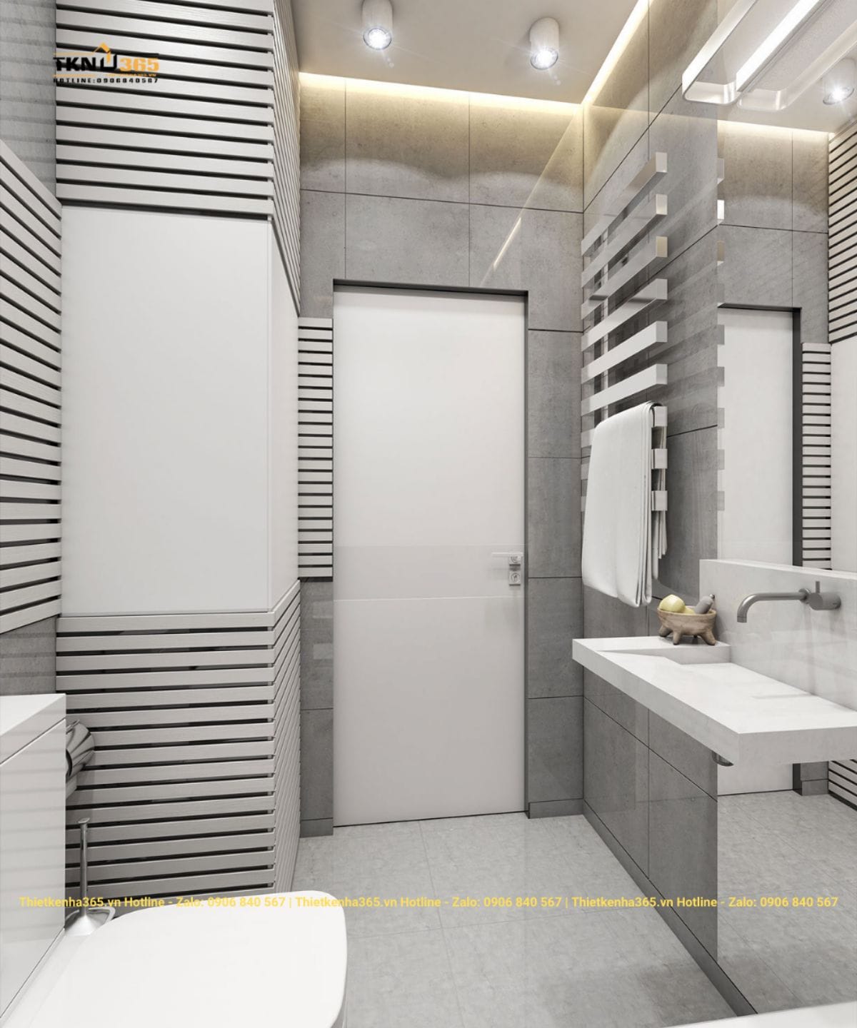 Thiết kế nội thất nhà hẹp 40m2