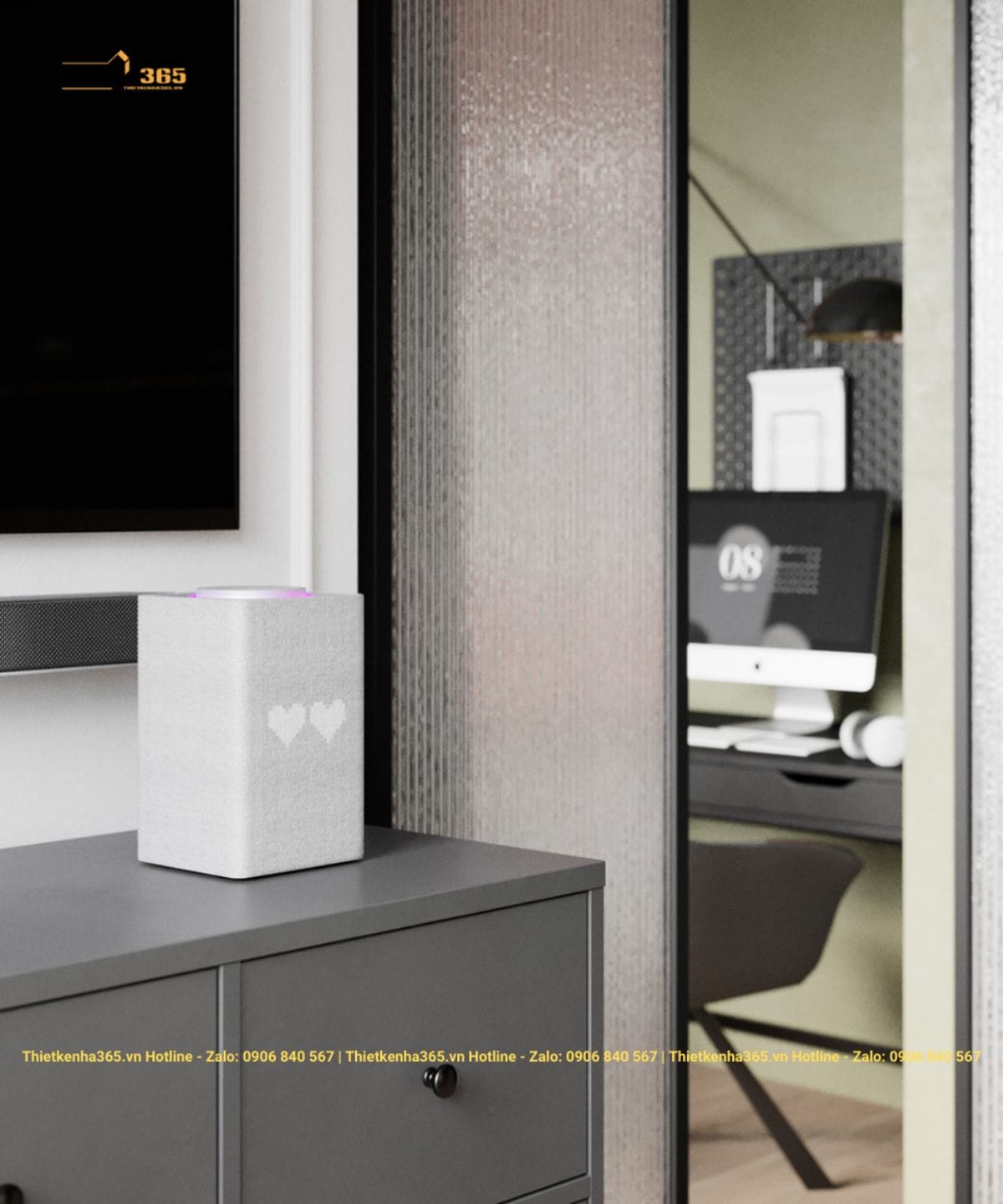 Mẫu thiết kế nội thất nhà diện tích nhỏ 45m2