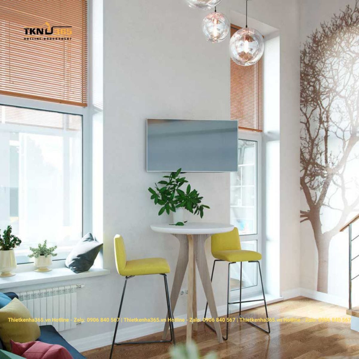 Thiết kế nội thất nhà phố siêu nhỏ 15m2