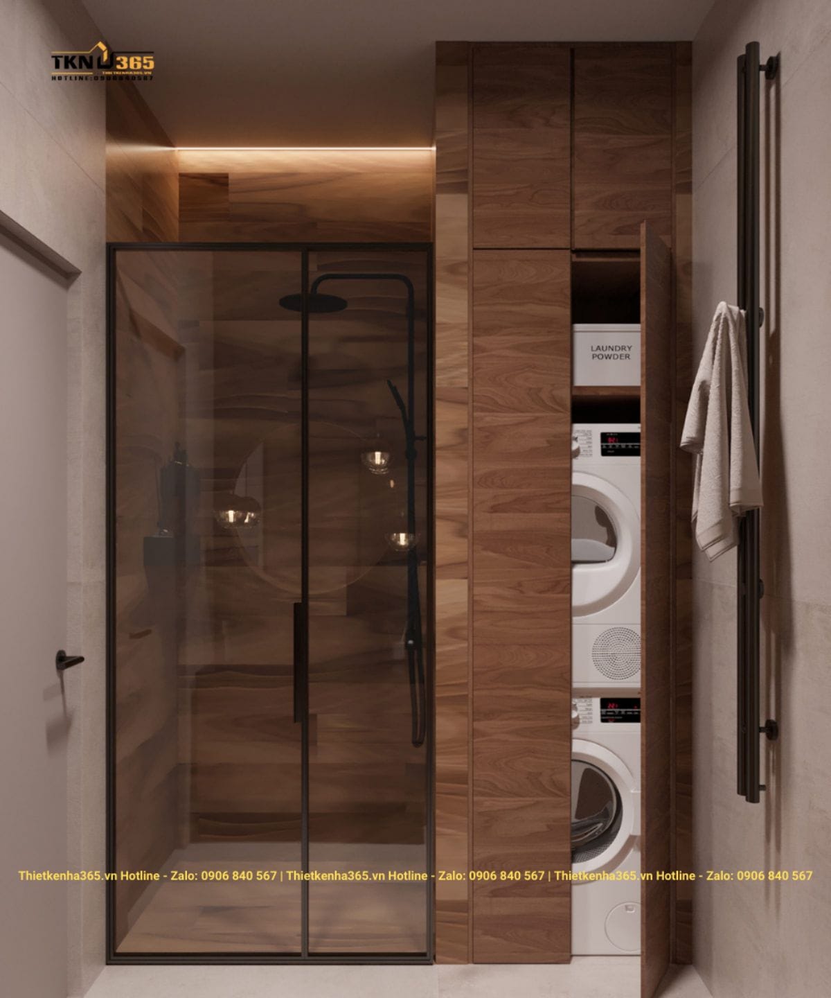 Mẫu thiết kế nội thất nhà diện tích nhỏ 45m2